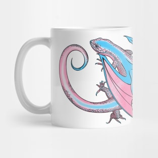 Transgender Pride Dragon Mug